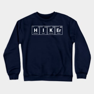 Hiker (H-I-K-Er) Periodic Elements Spelling Crewneck Sweatshirt